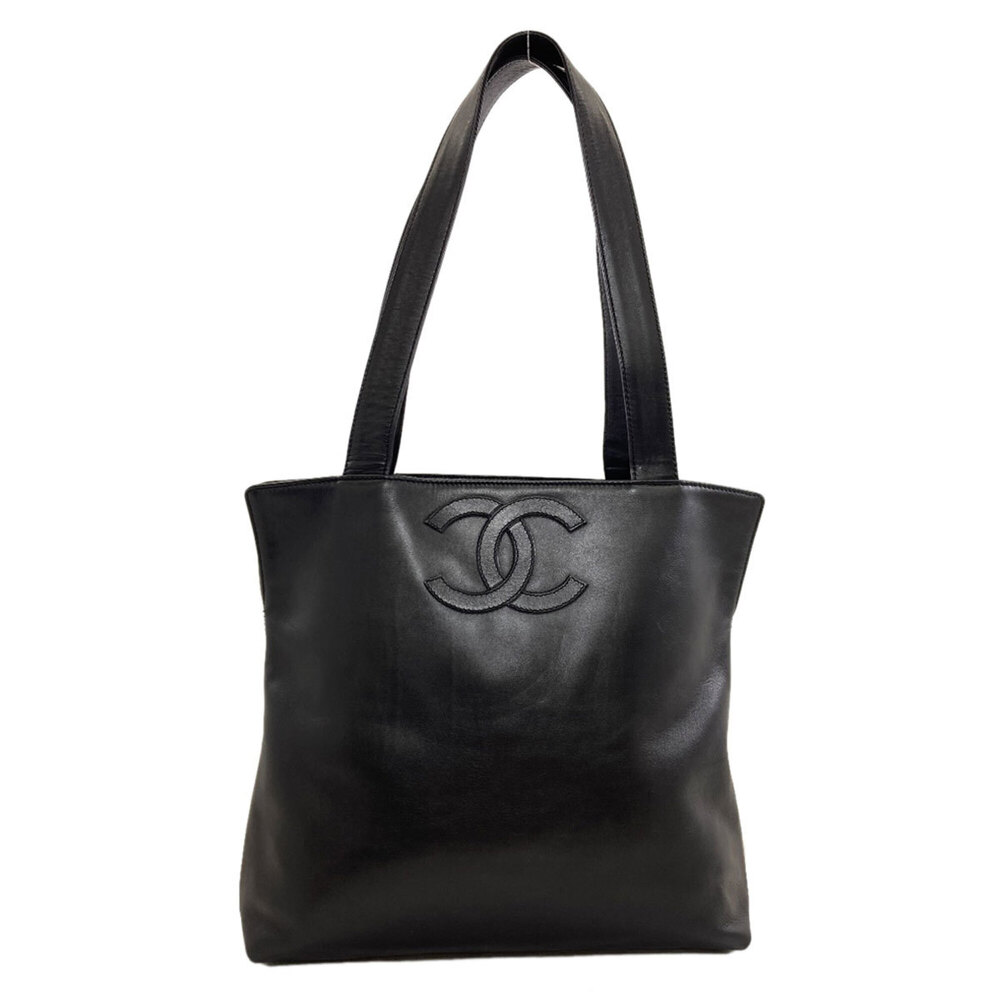 Chanel Coco Mark Tote Bag, Calfskin, Women's CHANEL